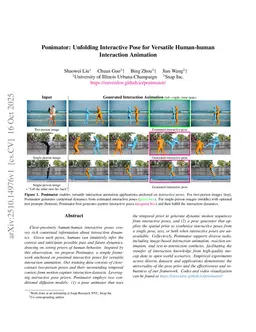 Ponimator: Unfolding Interactive Pose for Versatile Human-human Interaction Animation