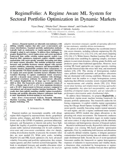 RegimeFolio: A Regime Aware ML System for Sectoral Portfolio Optimization in Dynamic Markets