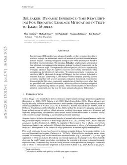 DeLeaker: Dynamic Inference-Time Reweighting For Semantic Leakage Mitigation in Text-to-Image Models