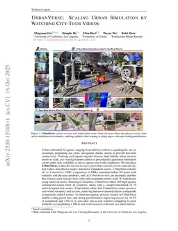 UrbanVerse: Scaling Urban Simulation by Watching City-Tour Videos