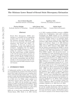 The Minimax Lower Bound of Kernel Stein Discrepancy Estimation