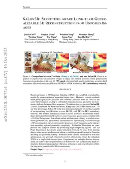 SaLon3R: Structure-aware Long-term Generalizable 3D Reconstruction from Unposed Images