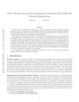 Policy Transfer for Continuous-Time Reinforcement Learning: A (Rough) Differential Equation Approach