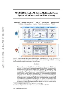 AUGUSTUS: An LLM-Driven Multimodal Agent System with Contextualized User Memory