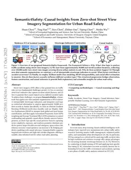 Semantic4Safety: Causal Insights from Zero-shot Street View Imagery Segmentation for Urban Road Safety