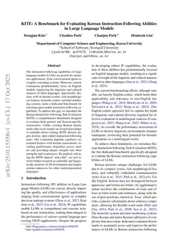 KITE: A Benchmark for Evaluating Korean Instruction-Following Abilities in Large Language Models