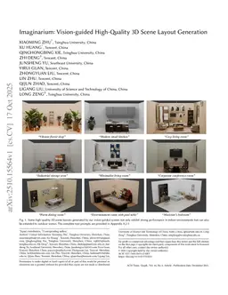 Imaginarium: Vision-guided High-Quality 3D Scene Layout Generation