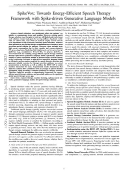 SpikeVox: Towards Energy-Efficient Speech Therapy Framework with Spike-driven Generative Language Models