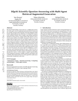 SQuAI: Scientific Question-Answering with Multi-Agent Retrieval-Augmented Generation