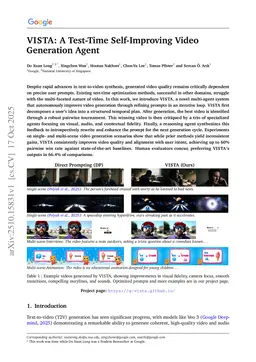 VISTA: A Test-Time Self-Improving Video Generation Agent