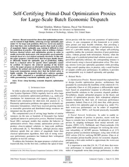 Self-Certifying Primal-Dual Optimization Proxies for Large-Scale Batch Economic Dispatch