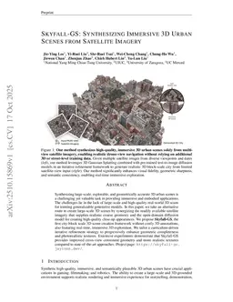 Skyfall-GS: Synthesizing Immersive 3D Urban Scenes from Satellite Imagery