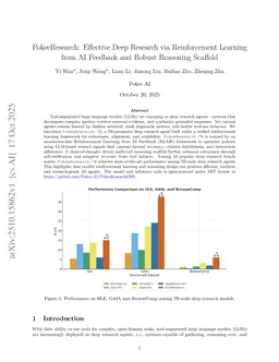 PokeeResearch: Effective Deep Research via Reinforcement Learning from AI Feedback and Robust Reasoning Scaffold