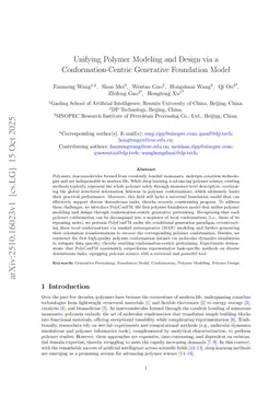 Unifying Polymer Modeling and Design via a Conformation-Centric Generative Foundation Model