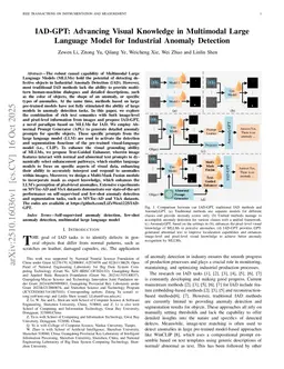 IAD-GPT: Advancing Visual Knowledge in Multimodal Large Language Model for Industrial Anomaly Detection