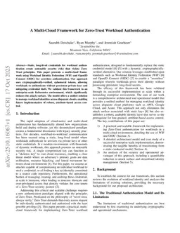 A Multi-Cloud Framework for Zero-Trust Workload Authentication