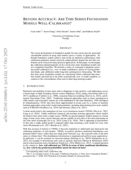 Beyond Accuracy: Are Time Series Foundation Models Well-Calibrated?