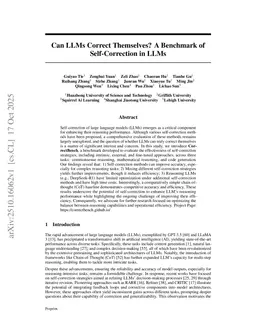 Can LLMs Correct Themselves? A Benchmark of Self-Correction in LLMs