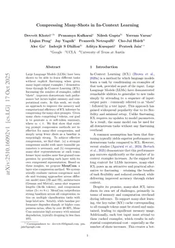 Compressing Many-Shots in In-Context Learning