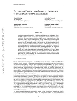 Extending Prediction-Powered Inference through Conformal Prediction