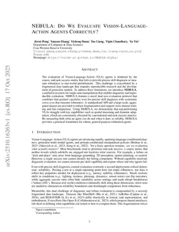 NEBULA: Do We Evaluate Vision-Language-Action Agents Correctly?