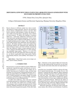 DiffusionX: Efficient Edge-Cloud Collaborative Image Generation with Multi-Round Prompt Evolution