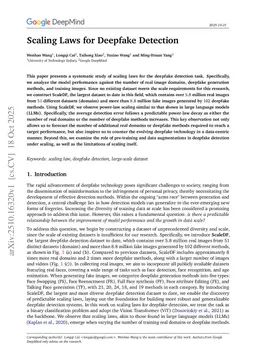 Scaling Laws for Deepfake Detection