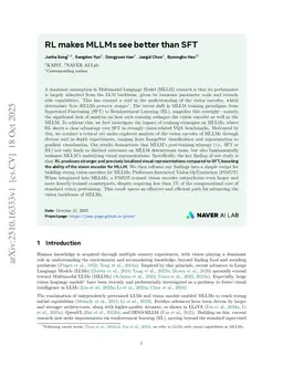 RL makes MLLMs see better than SFT