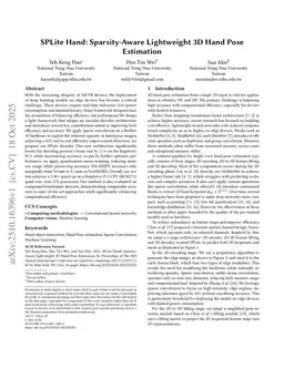 SPLite Hand: Sparsity-Aware Lightweight 3D Hand Pose Estimation
