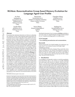 RGMem: Renormalization Group-based Memory Evolution for Language Agent User Profile