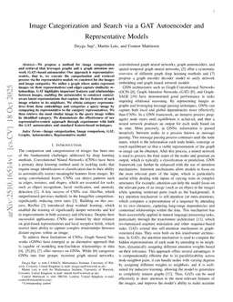 Image Categorization and Search via a GAT Autoencoder and Representative Models