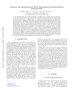 Symmetry and Generalisation in Neural Approximations of Renormalisation Transformations