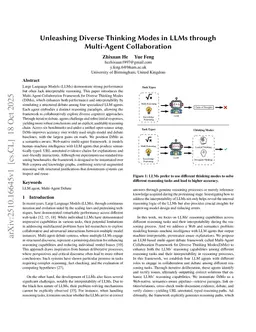 Unleashing Diverse Thinking Modes in LLMs through Multi-Agent Collaboration
