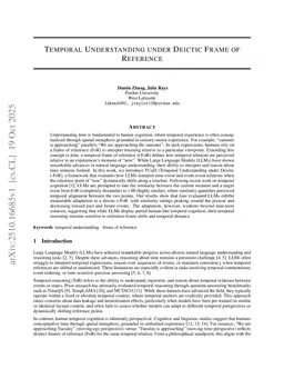 Structured yet Bounded Temporal Understanding in Large Language Models