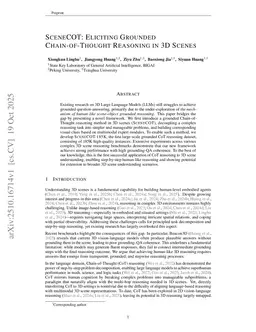 SceneCOT: Eliciting Grounded Chain-of-Thought Reasoning in 3D Scenes