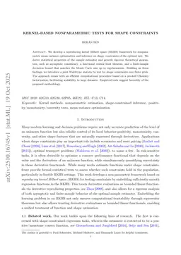 Kernel-Based Nonparametric Tests For Shape Constraints