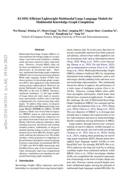 ELMM: Efficient Lightweight Multimodal Large Language Models for Multimodal Knowledge Graph Completion