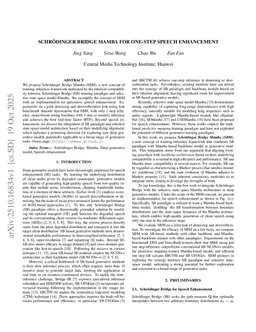 Schrödinger Bridge Mamba for One-Step Speech Enhancement