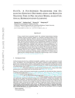 Fly-CL: A Fly-Inspired Framework for Enhancing Efficient Decorrelation and Reduced Training Time in Pre-trained Model-based Continual Representation Learning