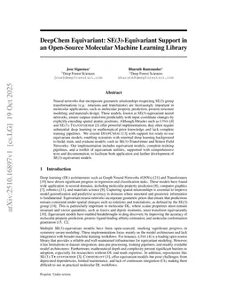 DeepChem Equivariant: SE(3)-Equivariant Support in an Open-Source Molecular Machine Learning Library