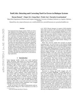 ToolCritic: Detecting and Correcting Tool-Use Errors in Dialogue Systems