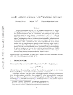 Mode Collapse of Mean-Field Variational Inference