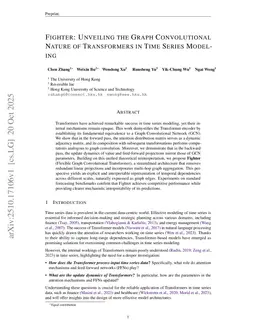 Fighter: Unveiling the Graph Convolutional Nature of Transformers in Time Series Modeling