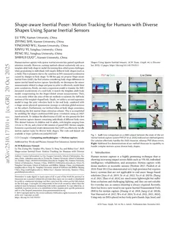 Shape-aware Inertial Poser: Motion Tracking for Humans with Diverse Shapes Using Sparse Inertial Sensors