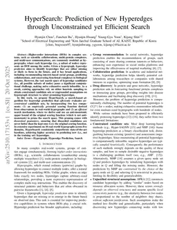 HyperSearch: Prediction of New Hyperedges through Unconstrained yet Efficient Search