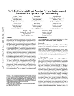 ALPINE: A Lightweight and Adaptive Privacy-Decision Agent Framework for Dynamic Edge Crowdsensing