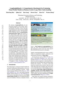 LongInsightBench: A Comprehensive Benchmark for Evaluating Omni-Modal Models on Human-Centric Long-Video Understanding