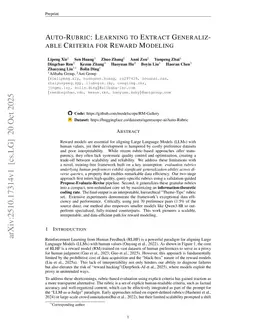 Auto-Rubric: Learning From Implicit Weights to Explicit Rubrics for Reward Modeling