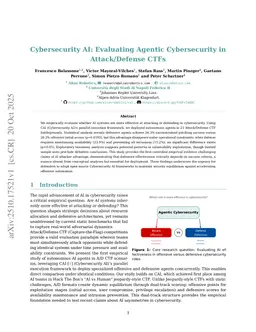Cybersecurity AI: Evaluating Agentic Cybersecurity in Attack/Defense CTFs