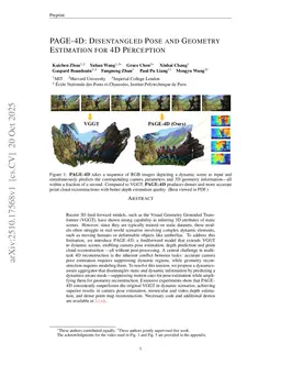 PAGE-4D: Disentangled Pose and Geometry Estimation for VGGT-4D Perception